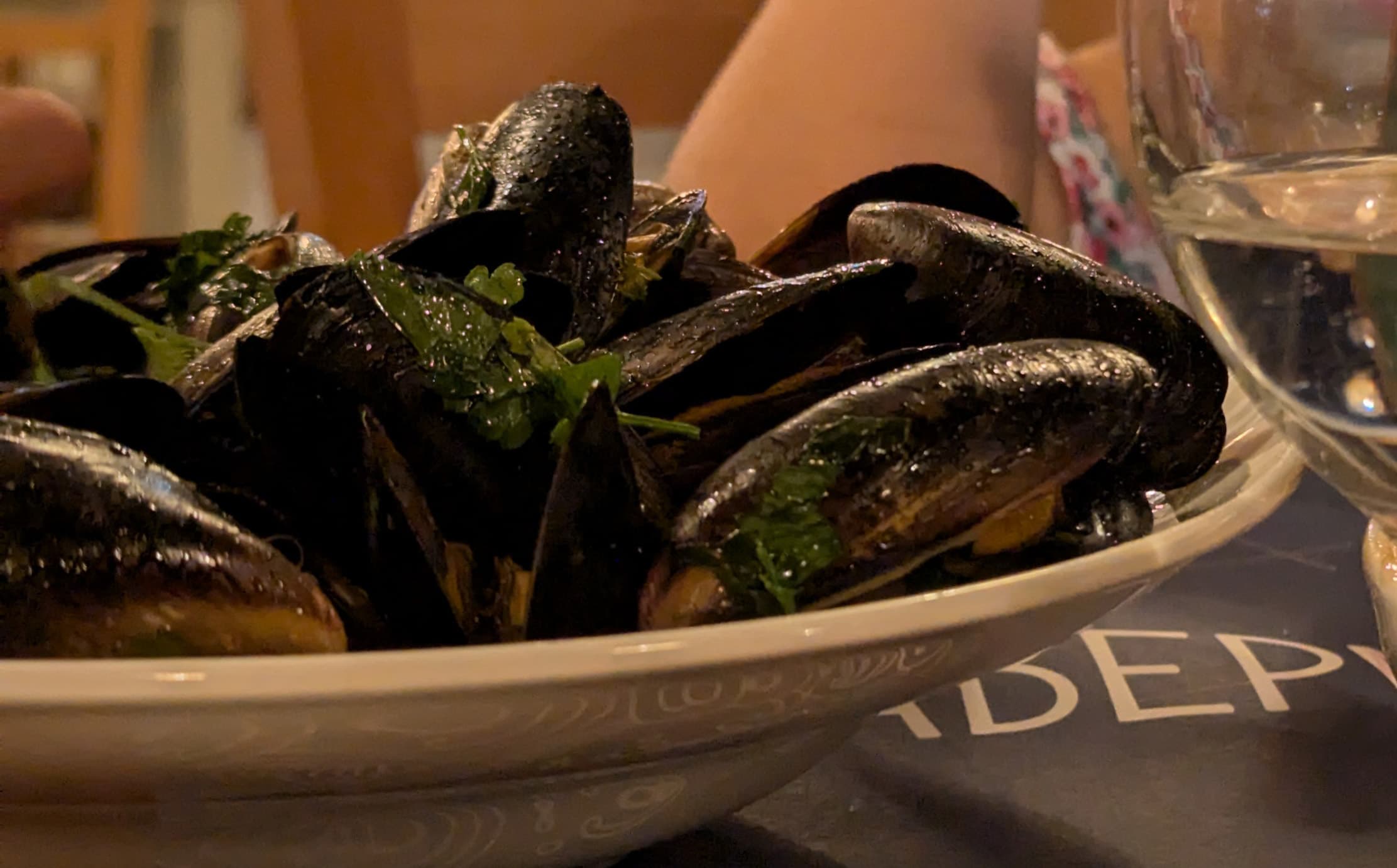 Steamed Mussels